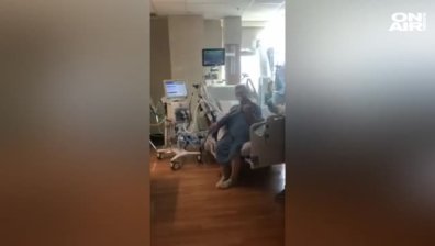 Надежда по време на Ковид: Диригент свири на цигулка... интубиран