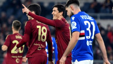 "Рома" разгроми "Сампдория" и отива на 1/4 финал за Купата на Италия