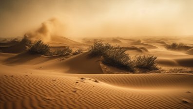 Предупреждение за екстремно време с пясъчни бури в Египет