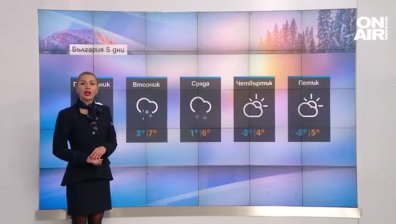Очакват ни валежи в следващите дни - на места дъждът ще преминава в сняг