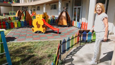 Новоизградена детска градина зарадва столичния кмет Фандъкова