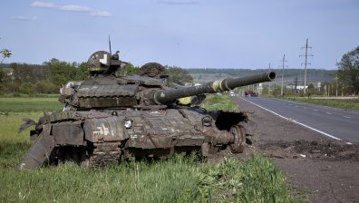 Украинка разпозна чаршафите и бойлера си върху снимка на руски танк