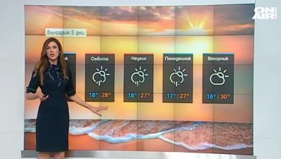 Хладно и дъждовно време през почивните дни, от вторник - затопляне