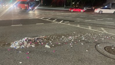 КНДР отново изпрати на Южна Корея балони, пълни с боклук