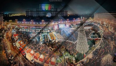 3 милиона коледни лампички грейнаха в Букурещ