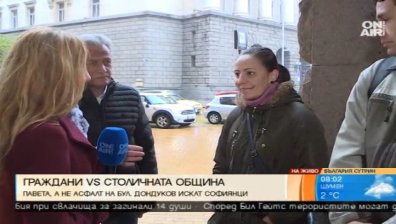 Павета или асфалт? Столичани на нокти заради бул. "Дондуков"
