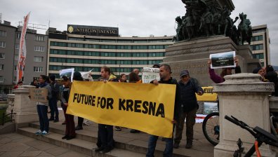 Протест пред Народното събрание: Да спасим Кресненския пролом