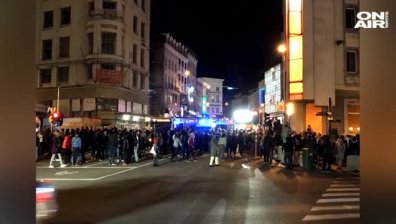 71 задържани след протестни безредици в Брюксел