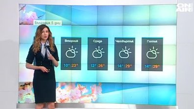 Облачно начало на седмицата и истинско лято в края ѝ