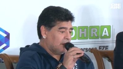 Беларус посрещна Марадона като божество