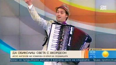 Акордеонистът Исус Ангелов и цигуларят Светлин Радославов-Свет готвят съвместен проект