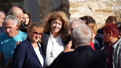Йотова и Вълчев дадоха старт на кампанията си от Велики Преслав