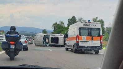 Поредна катастрофа с пострадали на магистрала "Тракия"