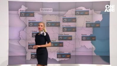 Топло и ветровито време, максималните температури достигат до 30 градуса