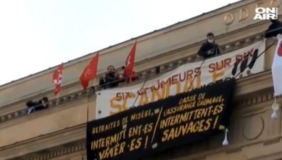 На бунт заради ограниченията: Френските артисти окупираха театрите