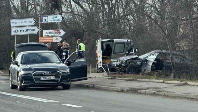 Верижна катастрофа на входа на София