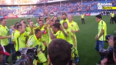 Барселона ликува с титлата в Испания