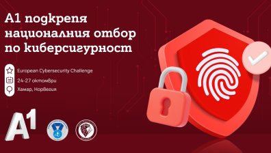 Младежите от Националния отбор по киберсигурност ще участват в European Cybersecurity Challenge (ECSC) с подкрепата на А1