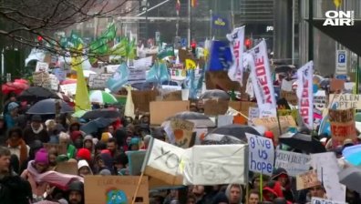 Масови протести на екоактивисти в Брюксел и Париж
