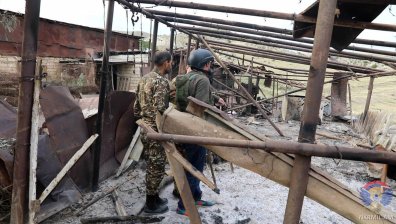 Президентът на Нагорни Карабах отива на бойната линия