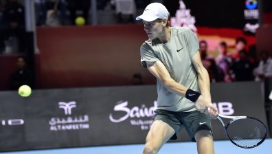 Яник Синер и Карлос Алкарас на финала на турнира в Саудитска Арабия