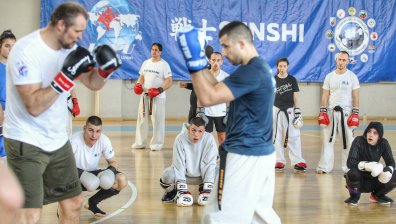 Последна тренировка от семинара в София за KWU International Professional league	