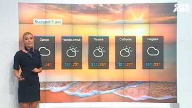 Септември започва с максимални температури от 25 до 30 градуса