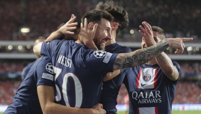 Фантастичен гол на Меси не достигна на ПСЖ срещу "Бенфика" в ШЛ