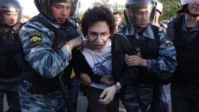 Над 50 души са задържани в Москва при протести срещу Владимир Путин