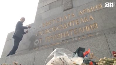 Арестуваха банкера Мартин Заимов, нацапал с боя Паметника на съветската армия (ОБНОВЕНА)