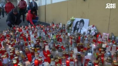 Протест в Словакия заради шокиращото убийство на журналист