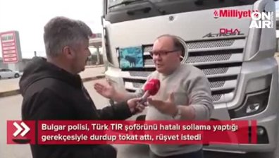 Наш полицай зашлеви шамар на турски тираджия, отказал да даде рушвет (+ВИДЕО)