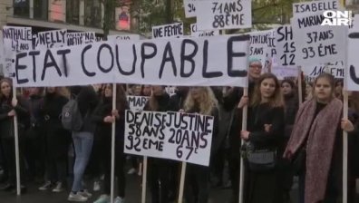 Протести срещу домашното насилие във Франция  