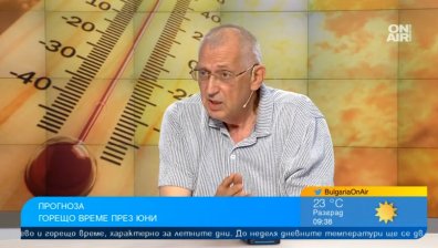 През юни ще бъде много горещо, но ще има валежи и гръмотевични бури