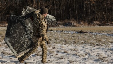 Украински военни за пръв път свалиха "Шахед" с китайски двигател