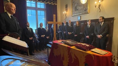 Тленните останки на княз Кардам Търновски бяха пренесени на българска земя