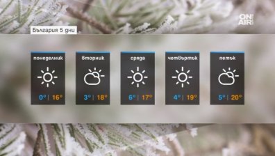 Март започва с истинска пролет, температурите - до 20&deg;