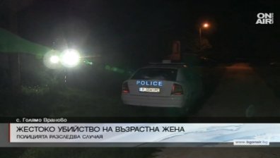 Тежко убийство на възрастна жена в русенското село Голямо Враново