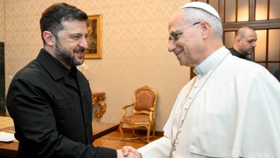 Зеленски благодари на папа Лъв XIV за усилията за коледно примирие
