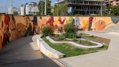 Кампанията "Град като хората" на Банка ДСК приключи, дарявайки София с красива нова стена