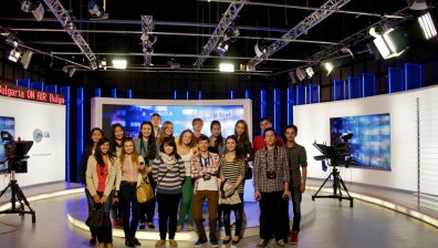 Студенти от Американския университет на work shop в Bulgaria ON AIR