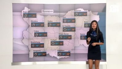 Жълт код за гръмотевични бури и интензивни валежи в 7 области