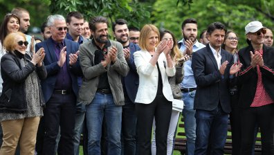 Честванията за 24 май пред Националната библиотека "Св. св. Кирил и Методий" (СНИМКИ)