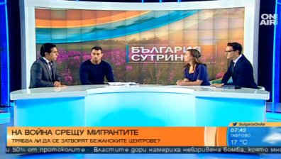Бежанските центрове &ndash; да ги има ли? Ловец на мигранти и сирийски журналист в горещ спор пред Bulgaria ON AIR