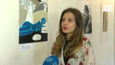 "И нощите са стъклено студени": Млада художничка спечели конкурс, вдъхновена от Христо Фотев