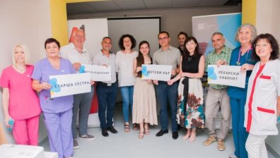 Започна обновяването на детското отделение в МБАЛ Ботевград по проект "Светулка" с подкрепата на А1