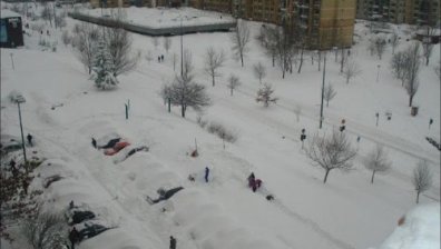 Зимата в Сърбия става все по-тежка