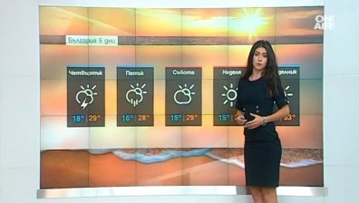 Днес и утре ще ни разхлади, след това слънцето се завръща