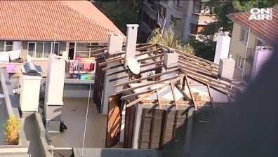 Преди Валенсия: Пламен Георгиев събори навесите на терасата си (Видео)