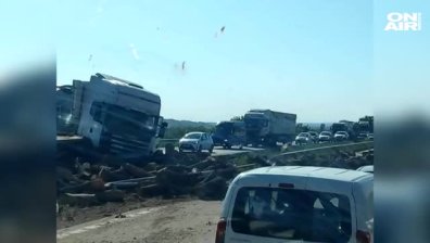 Пак катастрофа на АМ "Хемус", за щастие - без жертви